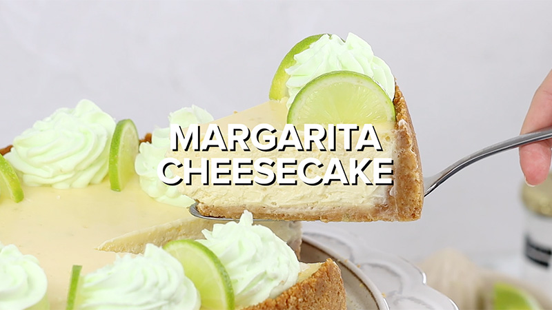 Demo video for margarita cheesecake.